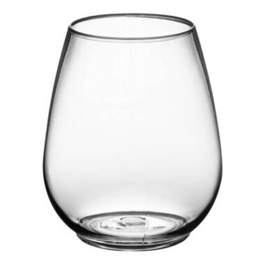 120ml PET Plastic Stemless Wine Glasses