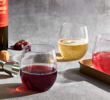 Plastic Stemless Wine Glasses