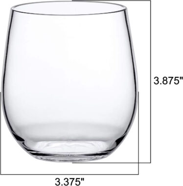 14oz PET Stemless Glasses