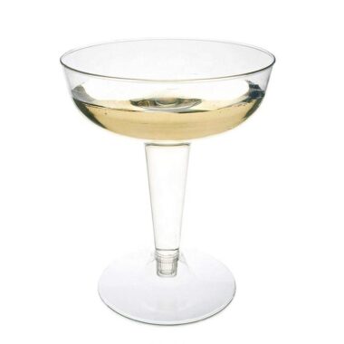 Plastic Coupe Cocktail Glass for Parties