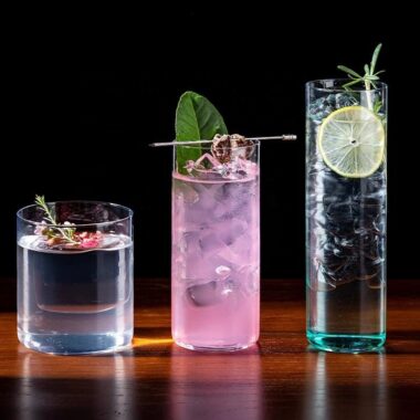 Cocktail Glasses Set with Logo