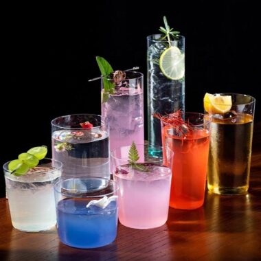 Cocktail Glasses Set with Logo