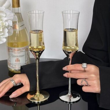 Red Wine and Champagne Cocktail Glasses