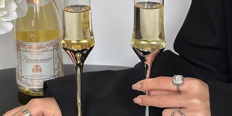 Red Wine and Champagne Cocktail Glasses