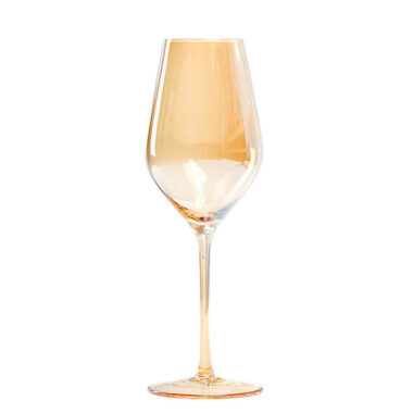 Handmade Crystal Amber Wine