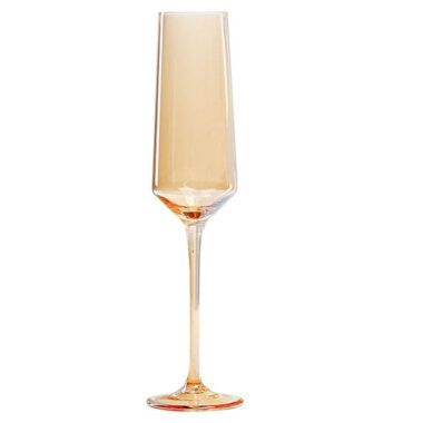 Handmade Crystal Amber Wine