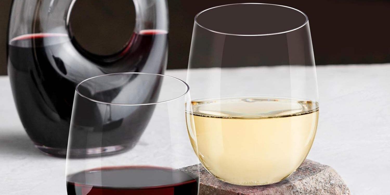Plastic Stemless Wine Glasses
