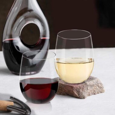 Plastic Stemless Wine Glasses