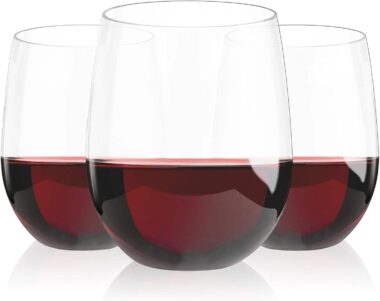 Plastic Stemless Wine Glasses