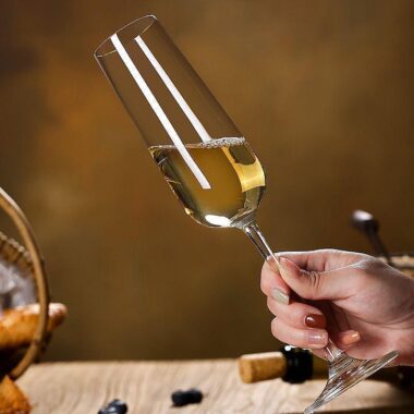 Luxury European Crystal Champagne Glasses