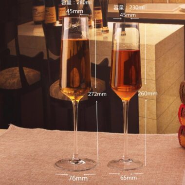 Crystal Wine and Champagne Glass Goblet