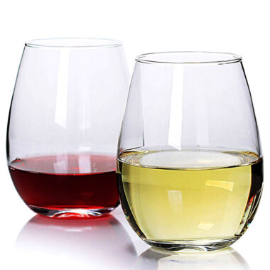 Stemless Plastic Wine Glasses