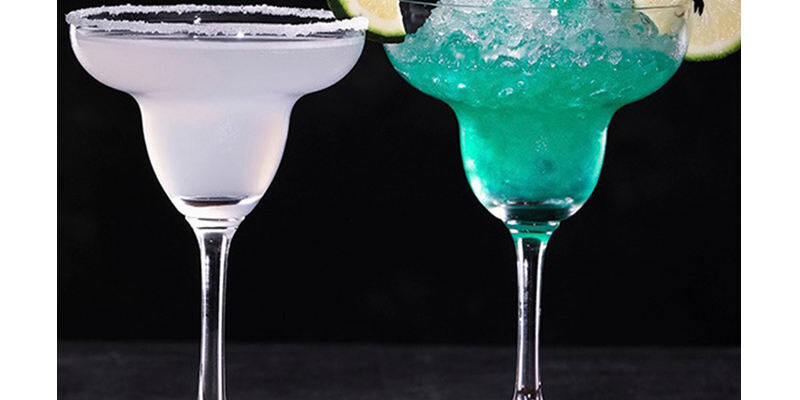 Lead-free crystal cocktail and martini glasses