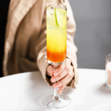 blown champagne flute glasses