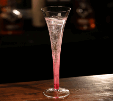 Martini cocktail glass for beach party