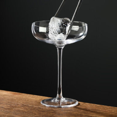 Tropical retro margarita cocktail glass