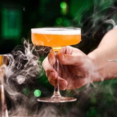 300ml long stem martini coupe wine glass