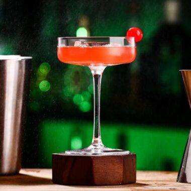 300ml long stem martini coupe wine glass